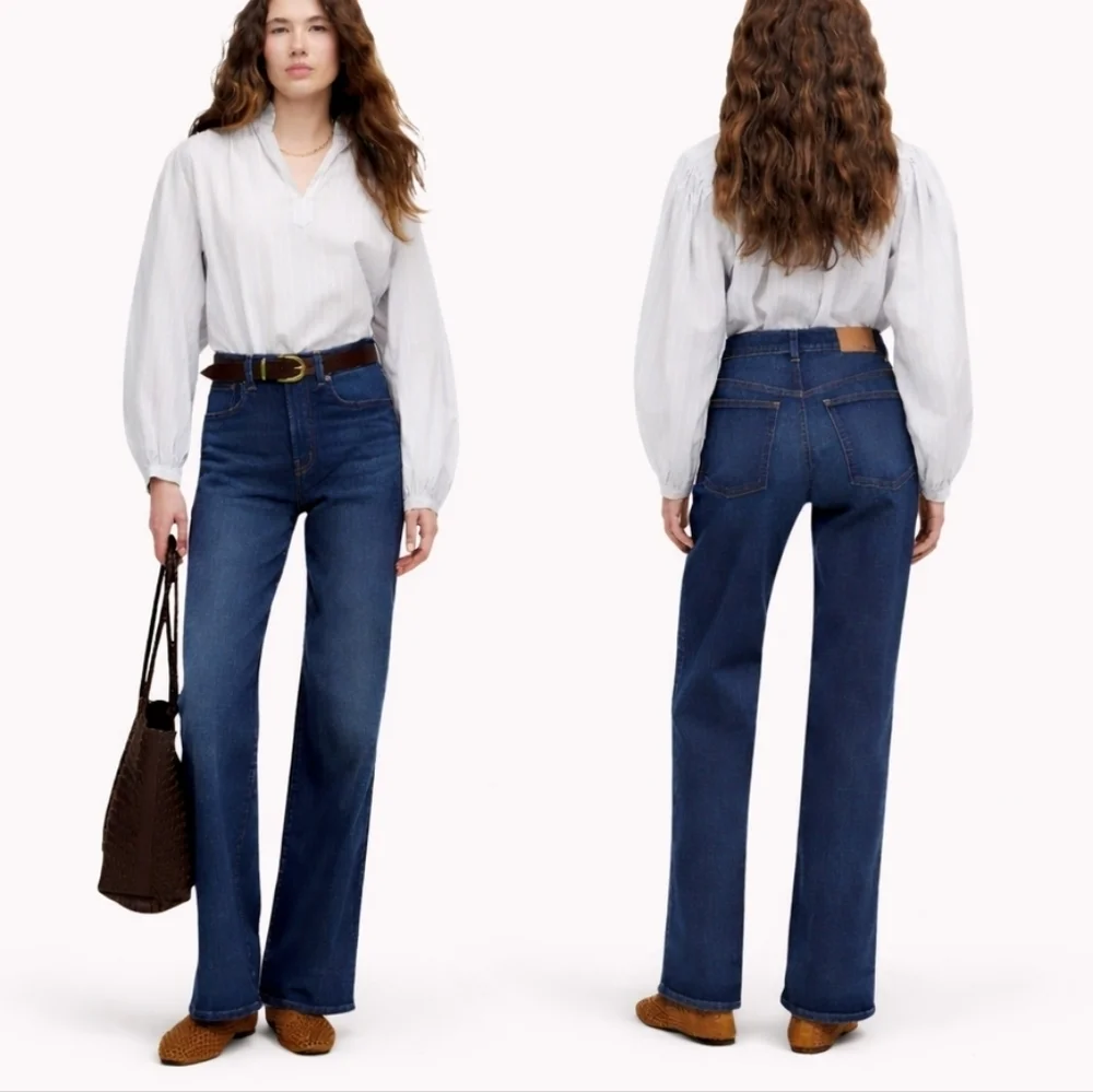 Madewell The Perfect Vintage Wide Leg Jeans 29 Tall